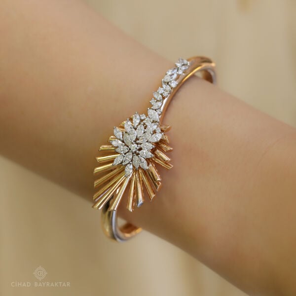 2.61 ct Pırlanta Tasarım Bilezik