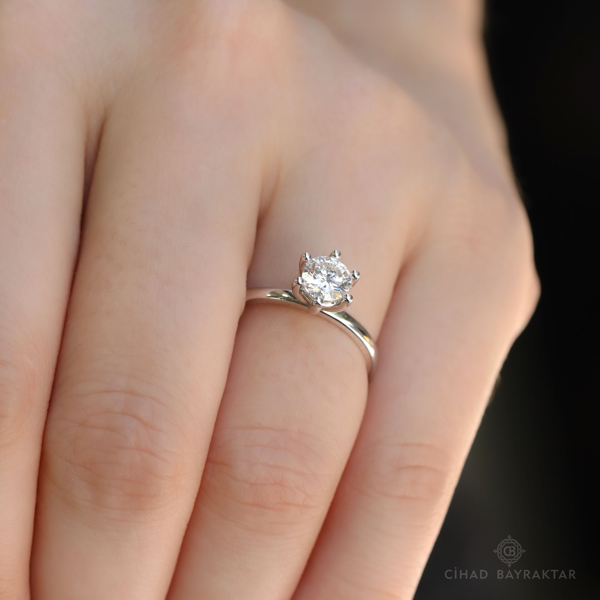 0.74 ct Pırlanta Tektaş Yüzük