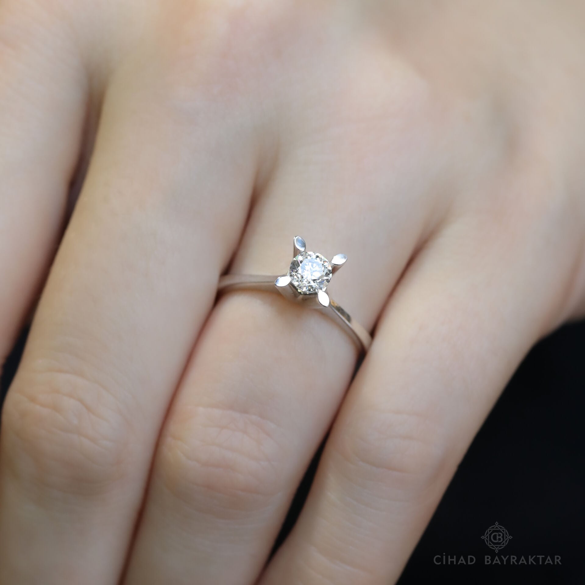 0.45 ct Pırlanta Tektaş Yüzük