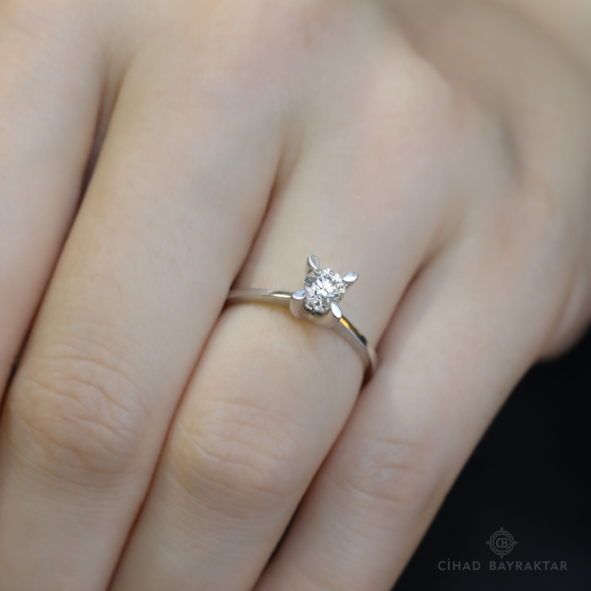 0.39 ct Pırlanta Tektaş Yüzük
