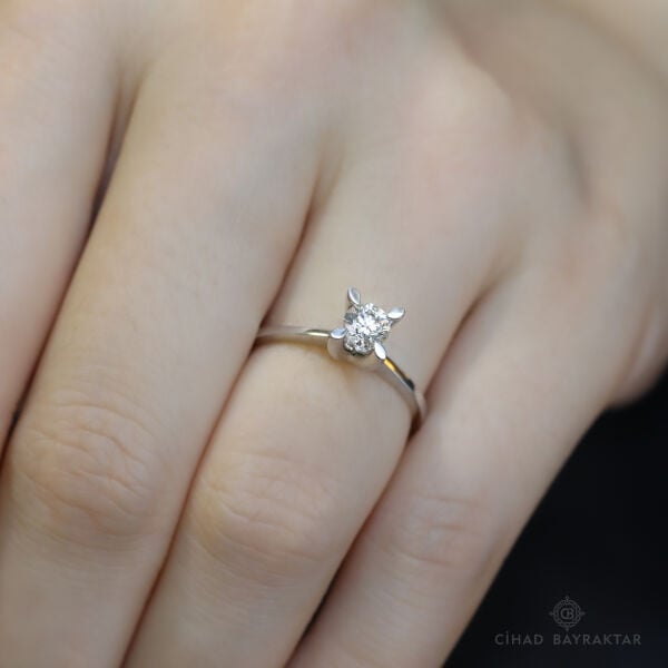 0.39 ct Pırlanta Tektaş Yüzük