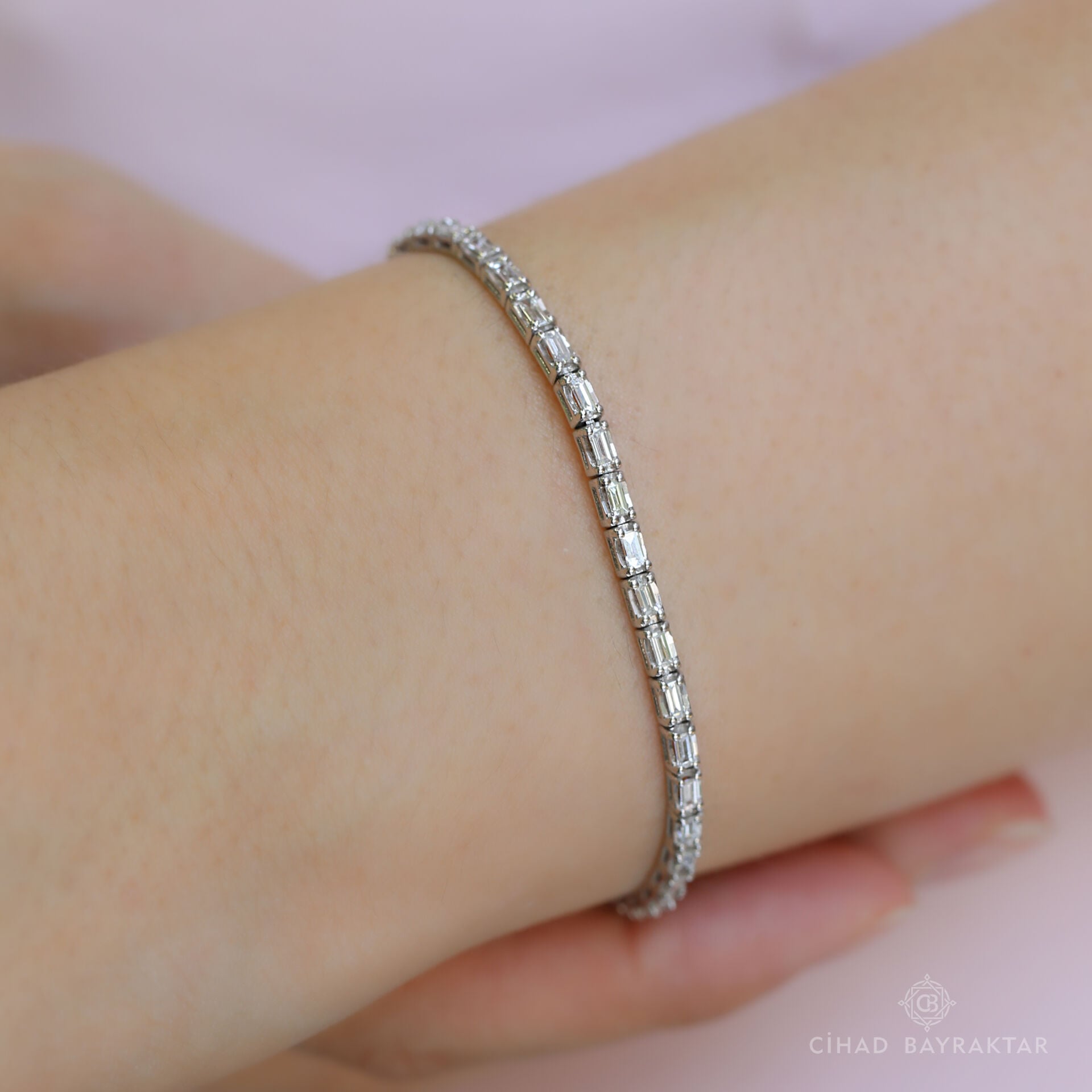 1.63 ct Pırlanta Su Yolu Bileklik