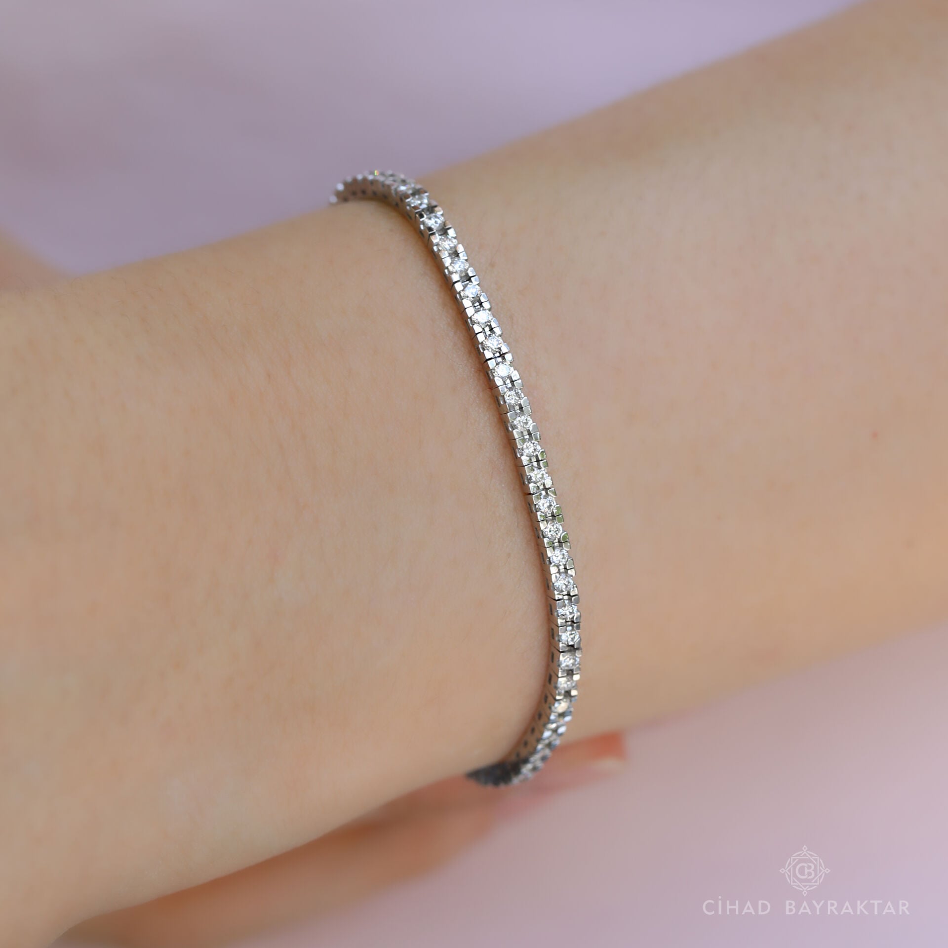 1.99 ct Pırlanta Su Yolu Bileklik