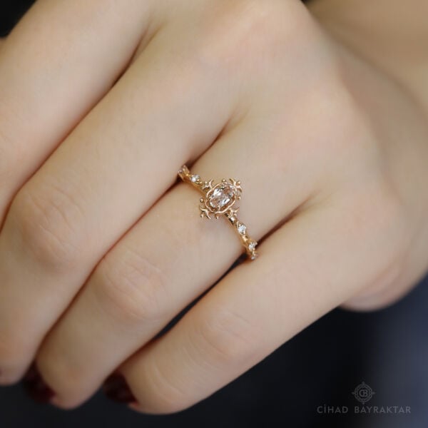 0.07 ct Pırlanta Vintage Yüzük