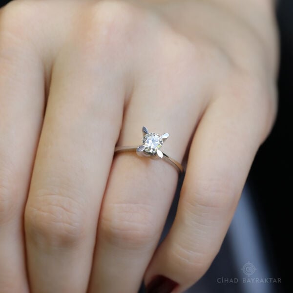 0.45 ct Pırlanta Tektaş Yüzük