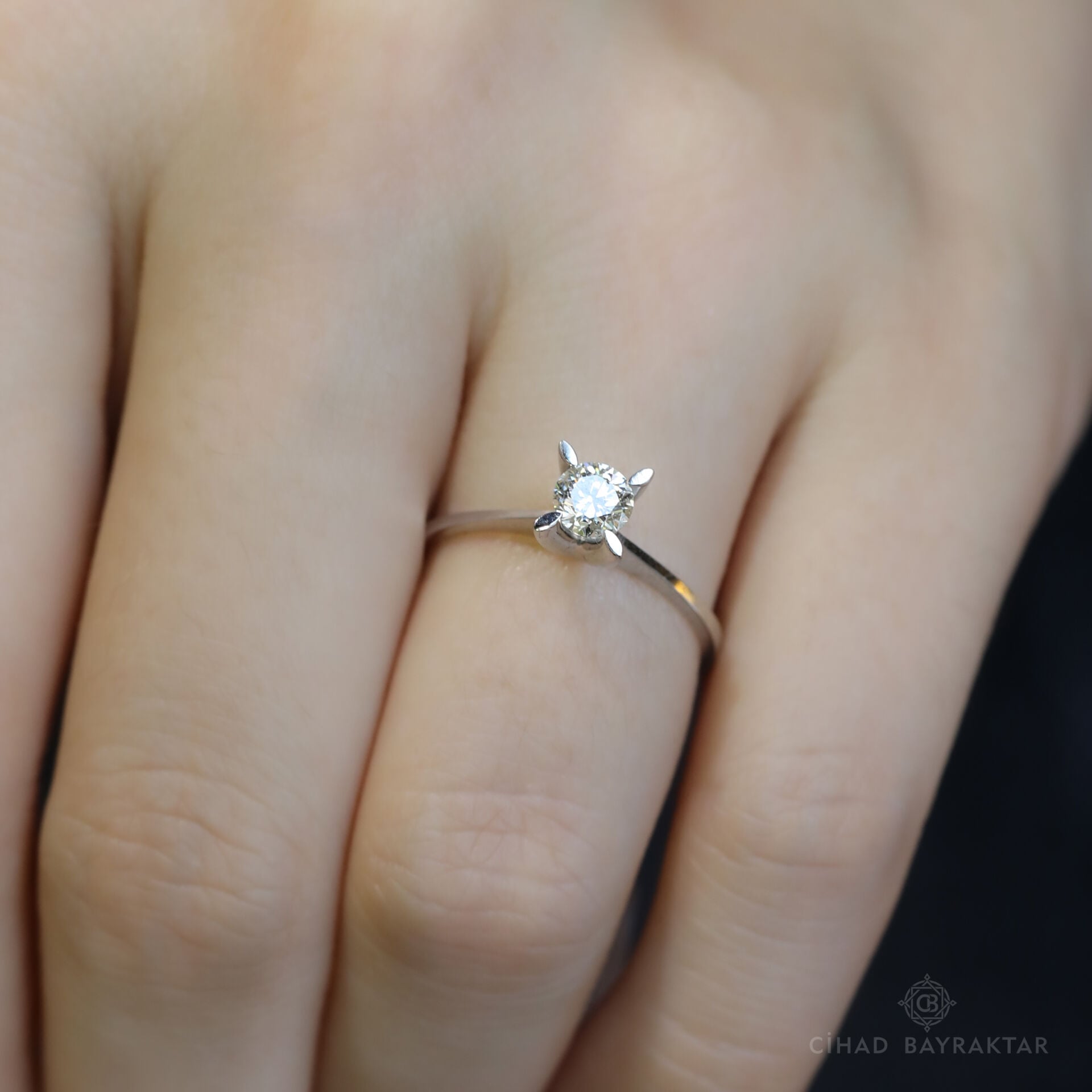0.39 ct Pırlanta Tektaş Yüzük