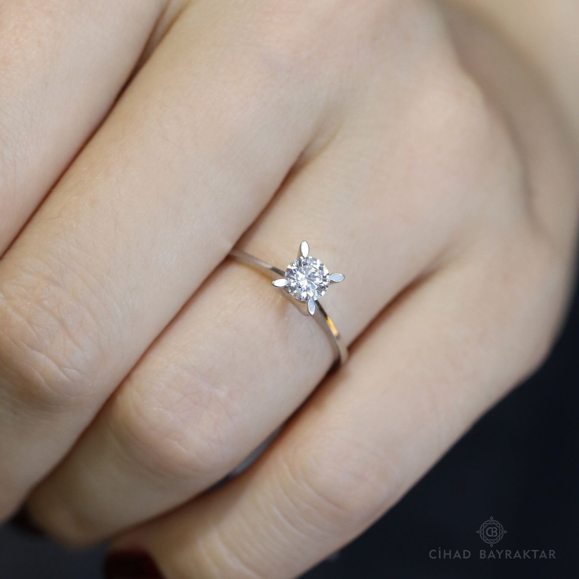 0.42 ct Pırlanta Tektaş Yüzük