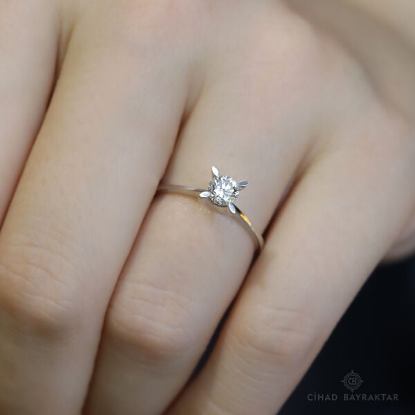 0.40 ct Pırlanta Tektaş Yüzük