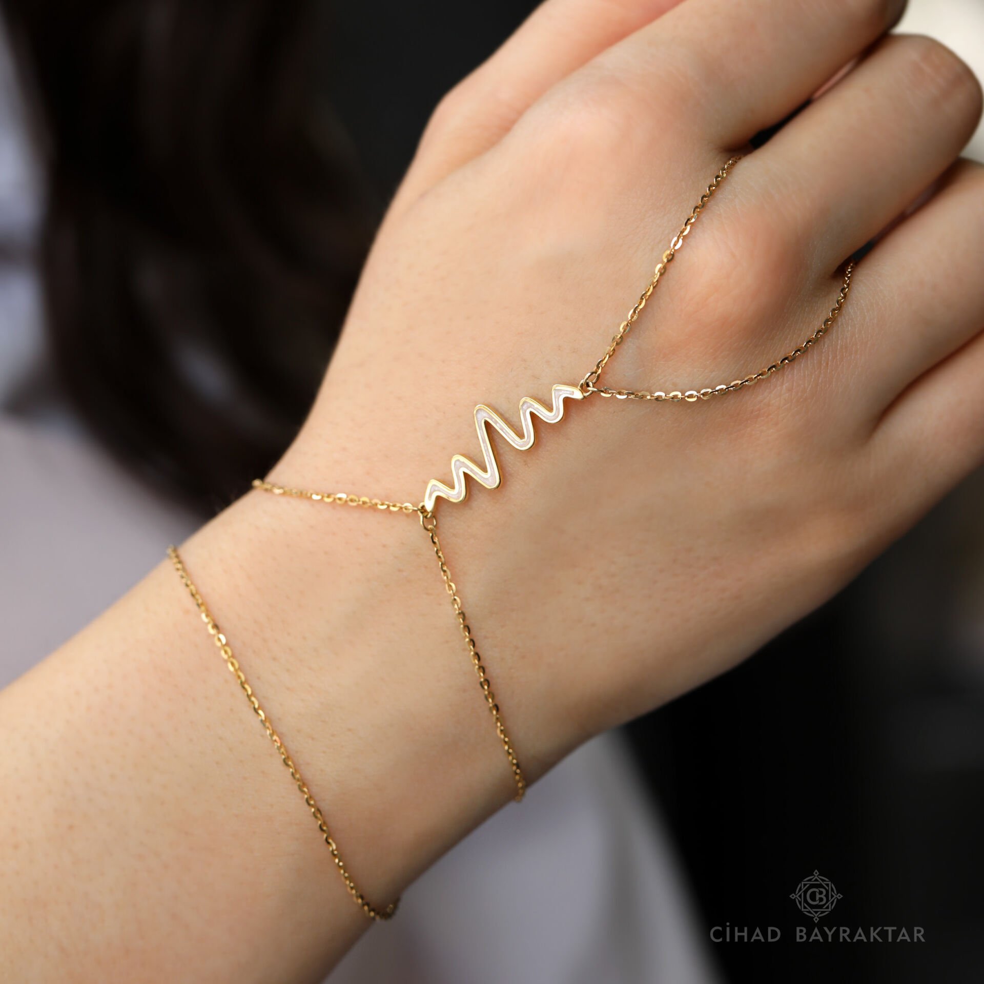 Cetaş Altın Şahmeran Bileklik