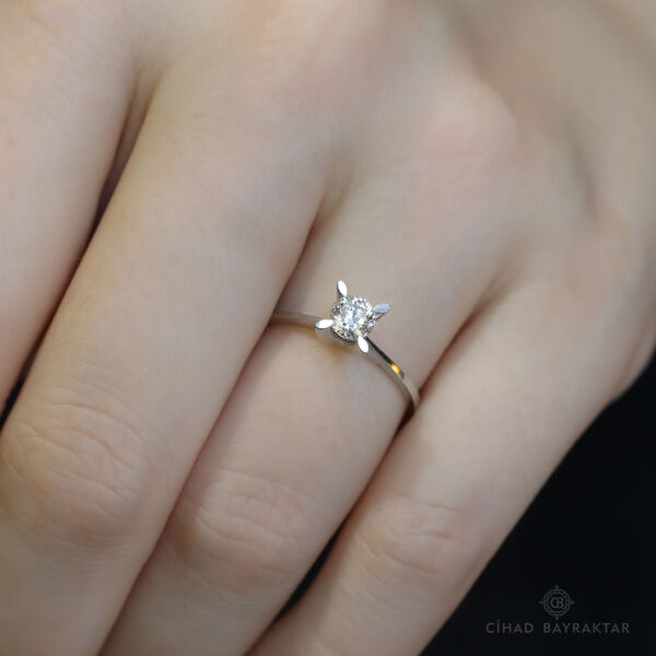 0.38 ct Pırlanta Tektaş Yüzük