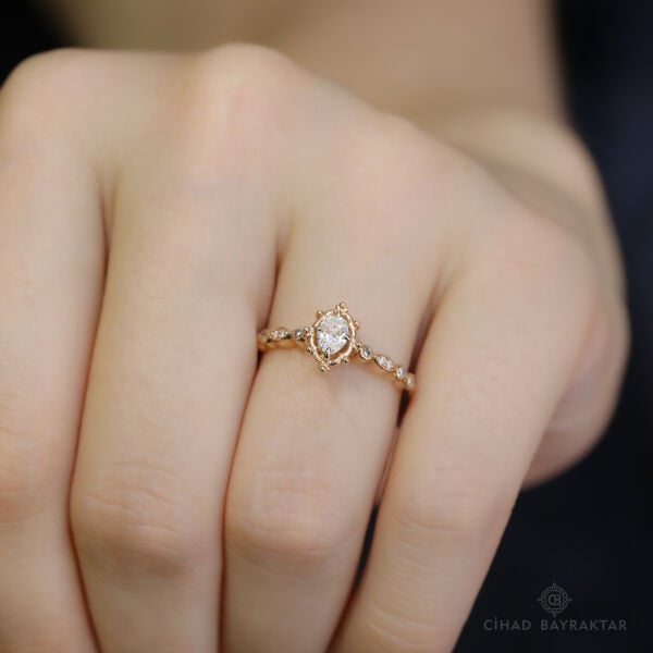 0.30 ct Pırlanta Vintage Yüzük
