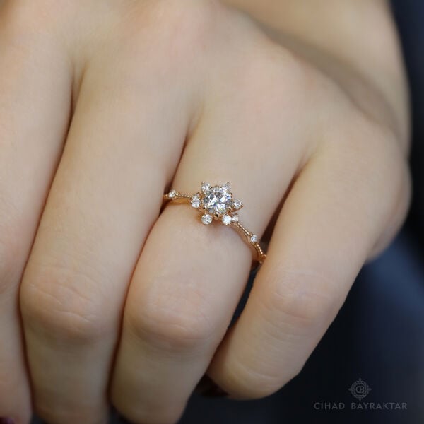 0.56 ct Pırlanta Vintage Yüzük
