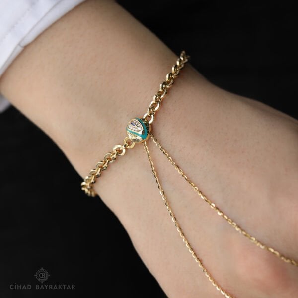 Cetaş Altın Şahmeran Bileklik