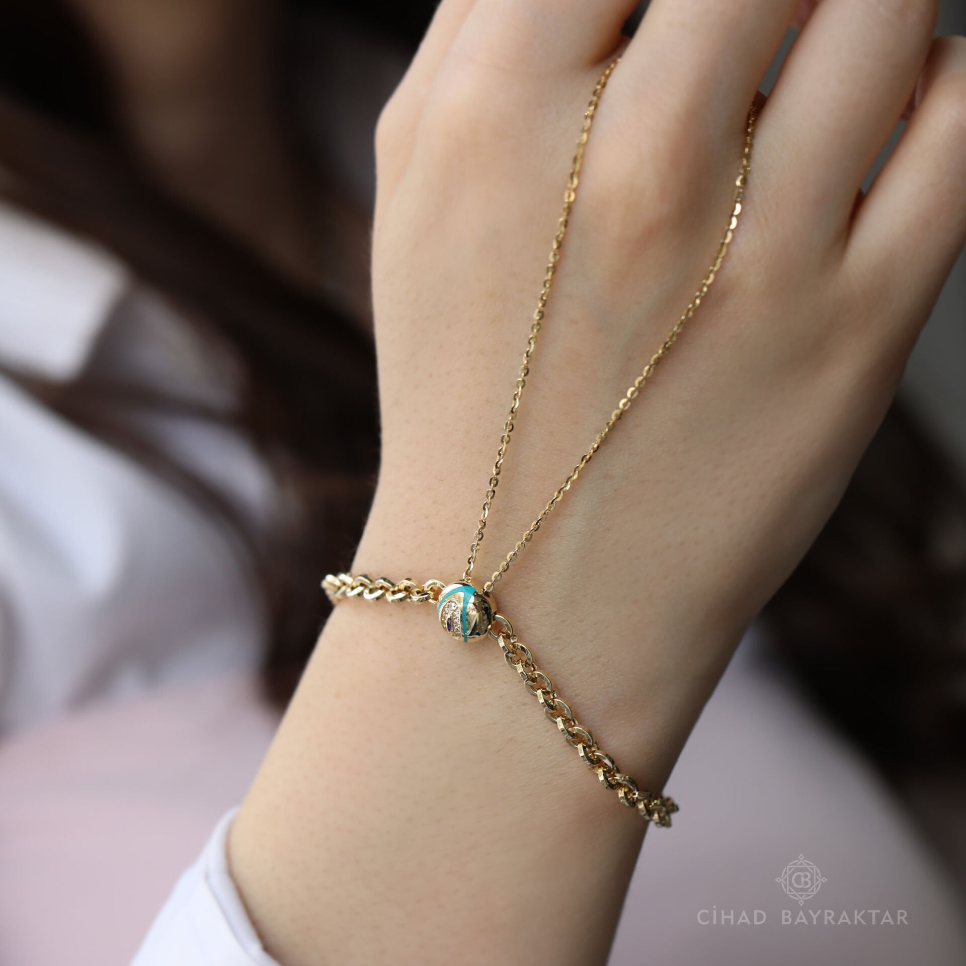 Cetaş Altın Şahmeran Bileklik