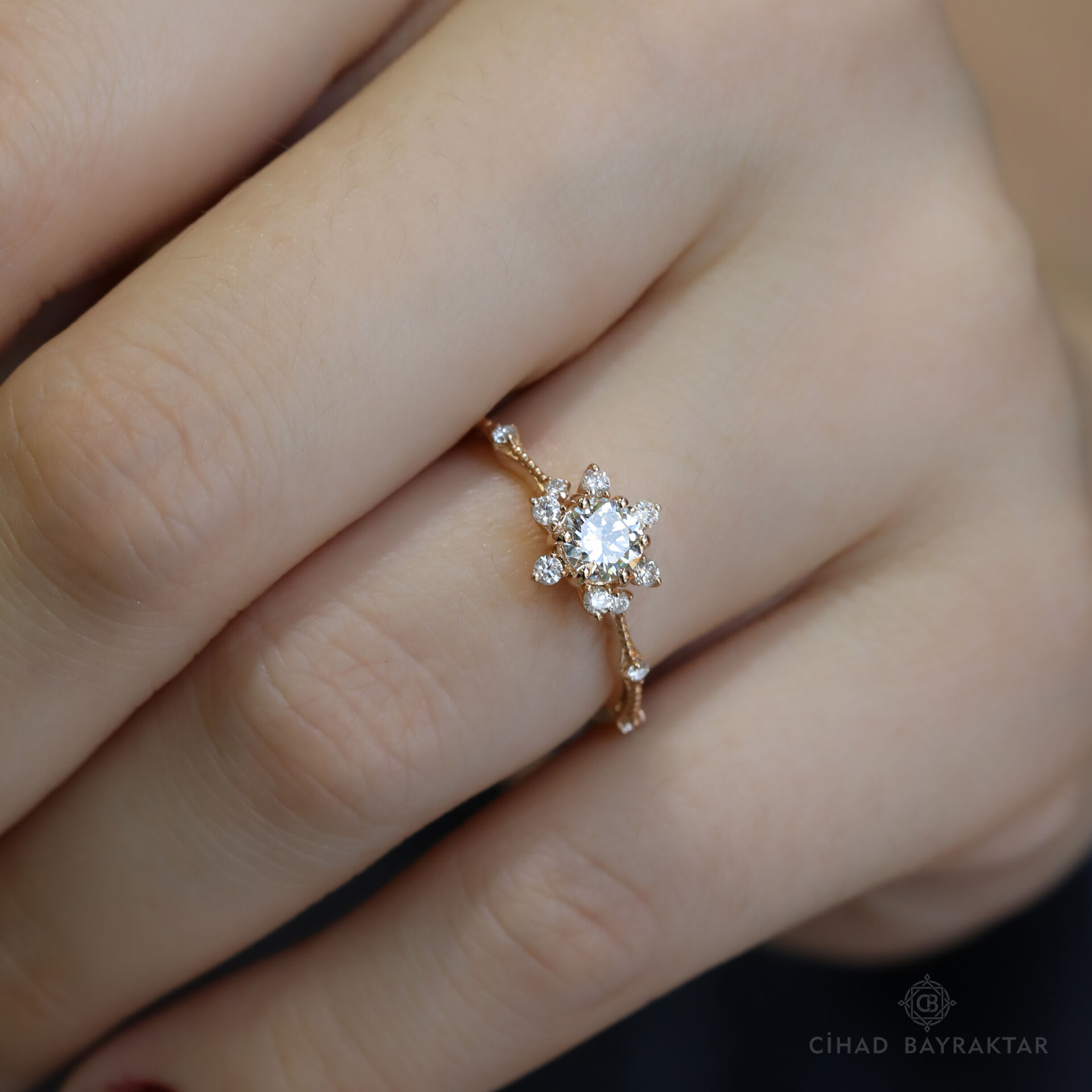 0.55 ct Pırlanta Vintage Yüzük