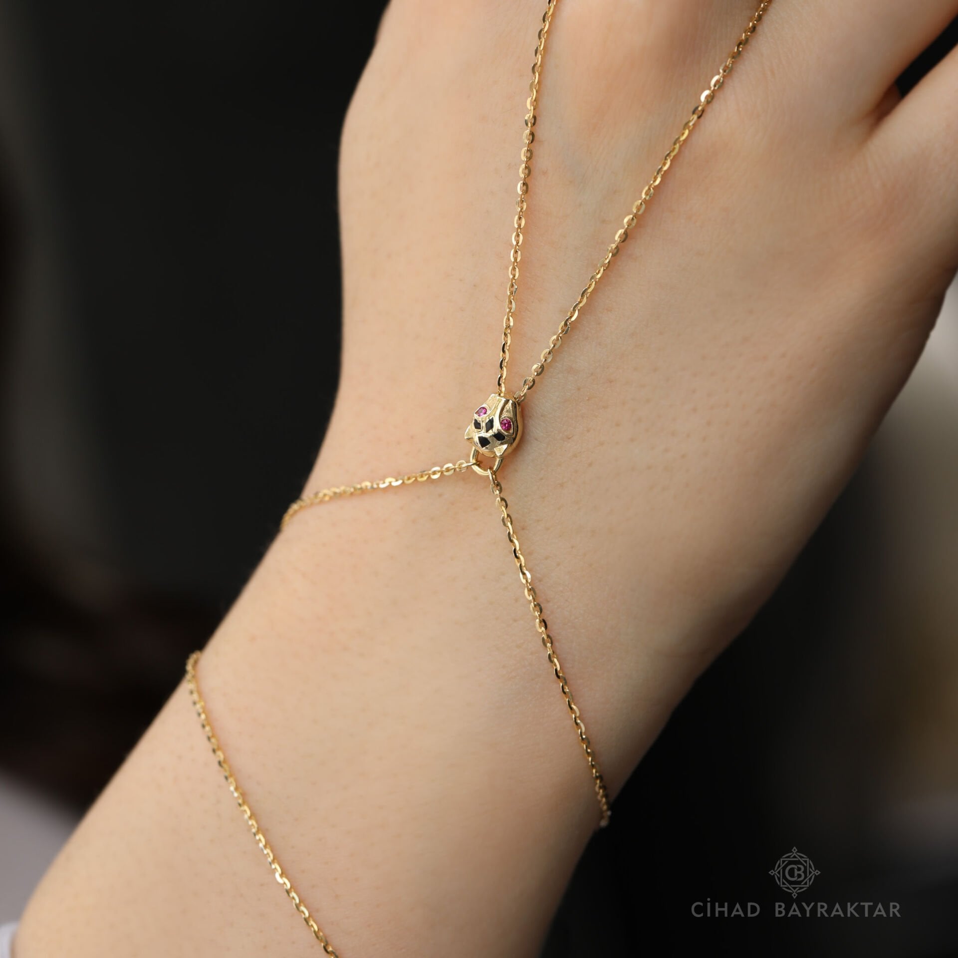 Cetaş Altın Şahmeran Bileklik