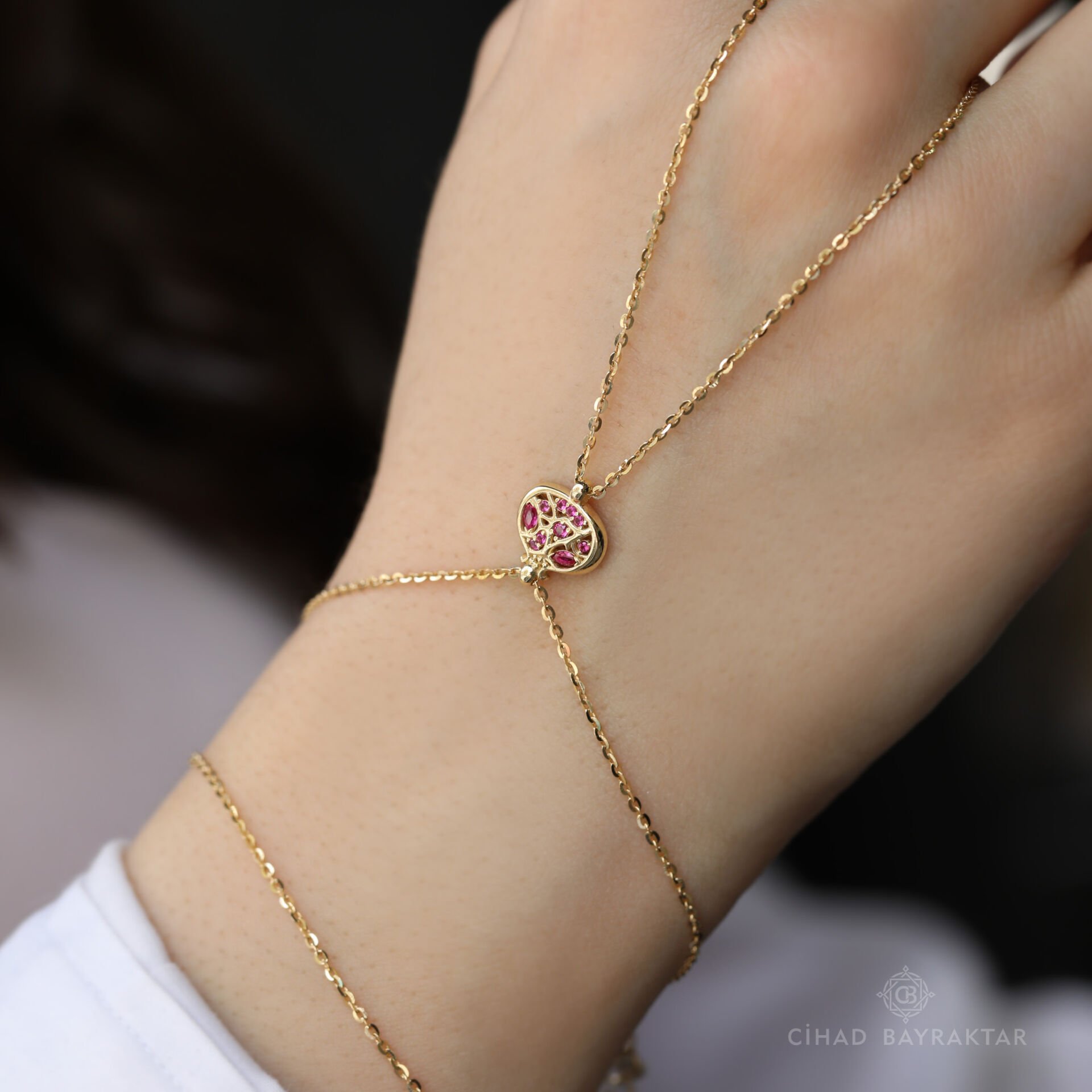 Cetaş Altın Şahmeran Bileklik