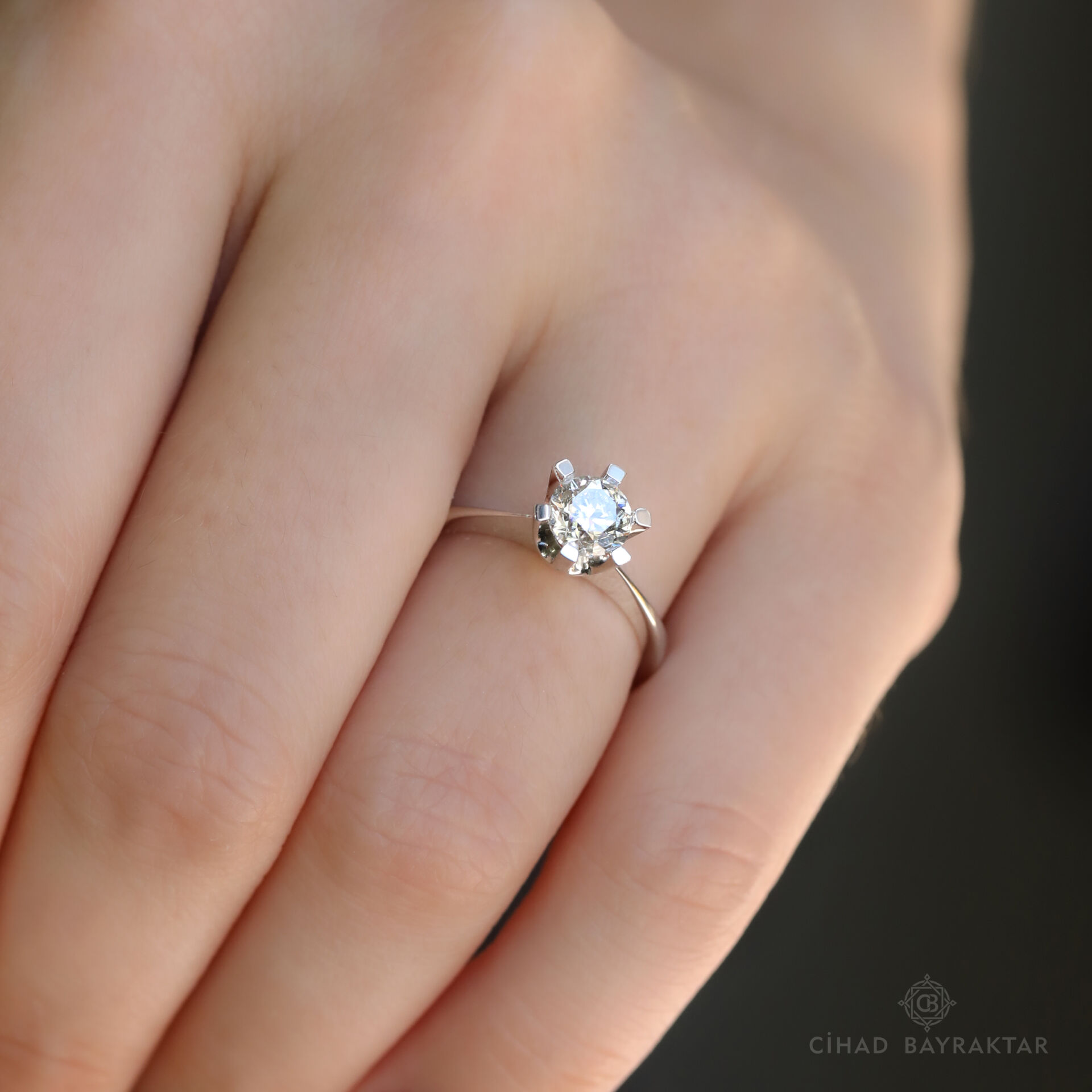 0.92 ct Pırlanta Tektaş Yüzük
