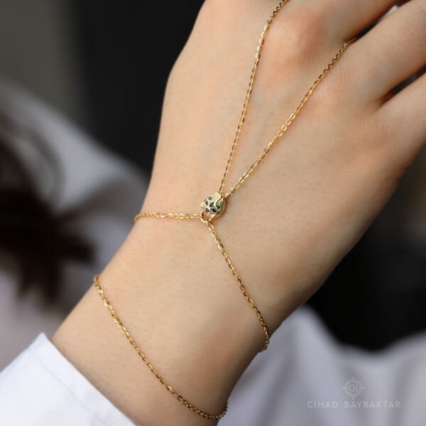 Cetaş Altın Şahmeran Bileklik