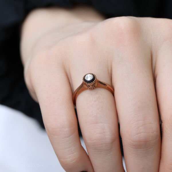 0,13 ct Elmas Tektaş Yüzük