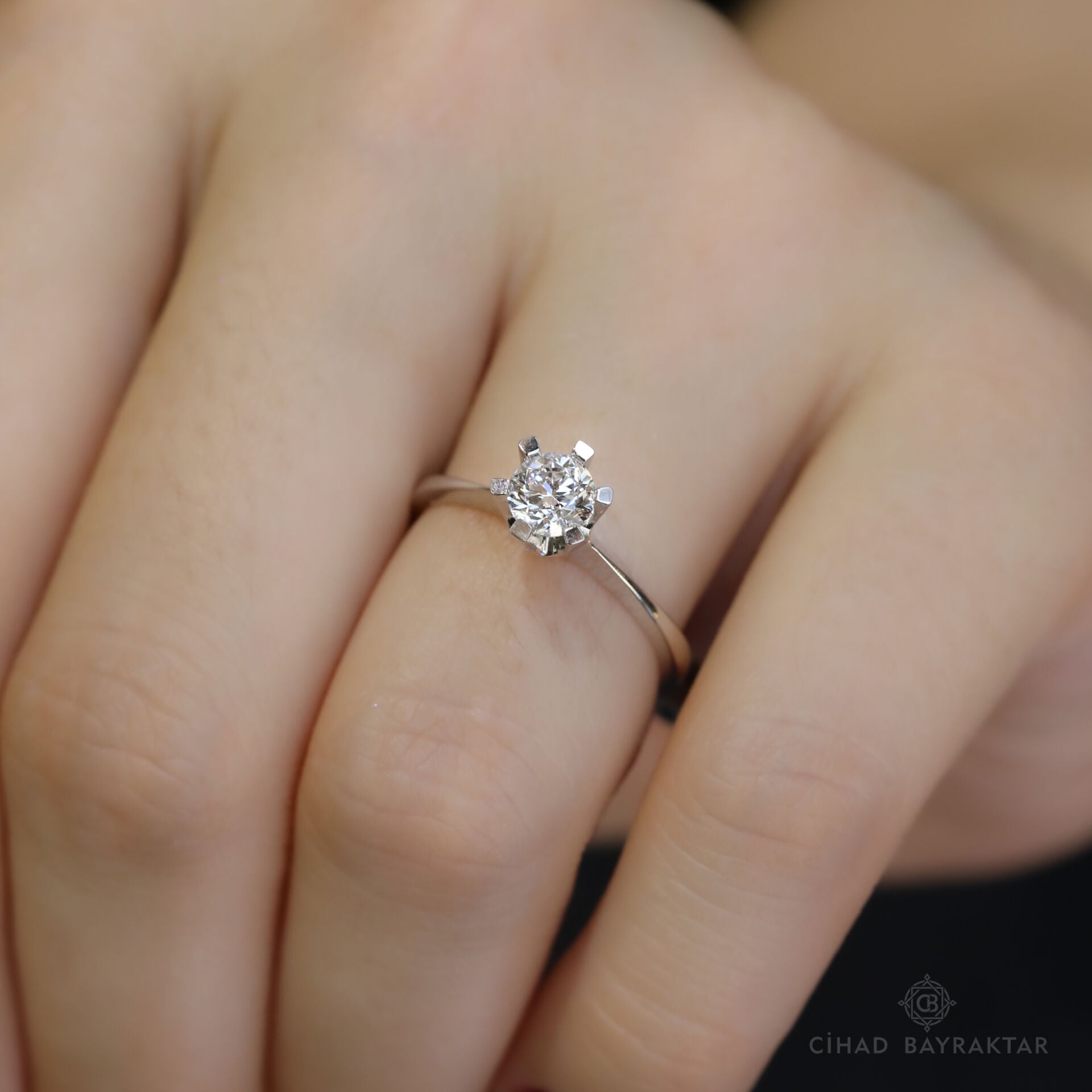 0.59 ct Pırlanta Tektaş Yüzük