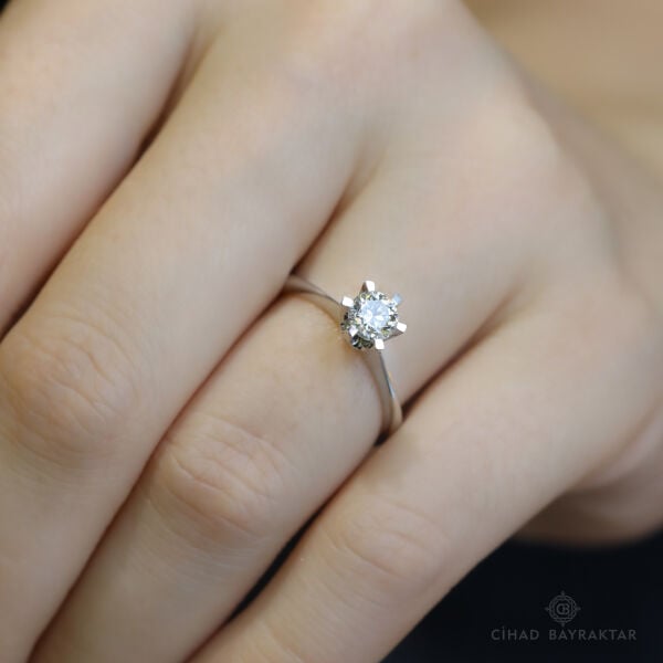 0.53 ct Pırlanta Tektaş Yüzük