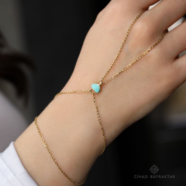 Cetaş Altın Şahmeran Bileklik