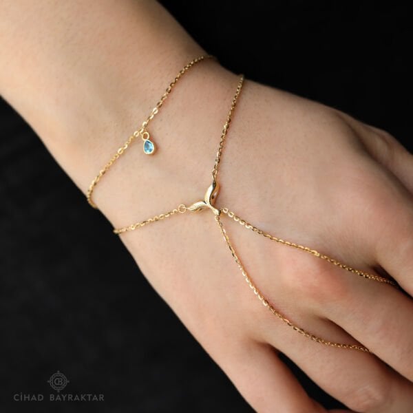 Cetaş Altın Şahmeran Bileklik