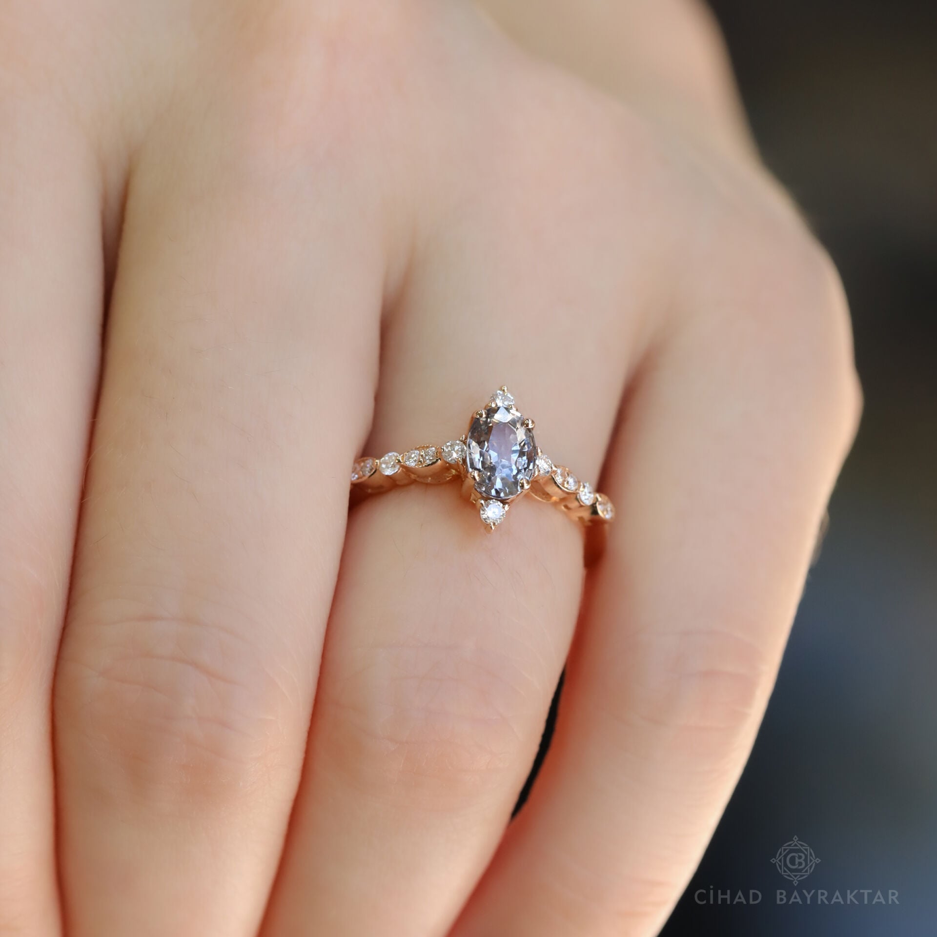 0.20 ct Pırlanta Spinel  Yüzük