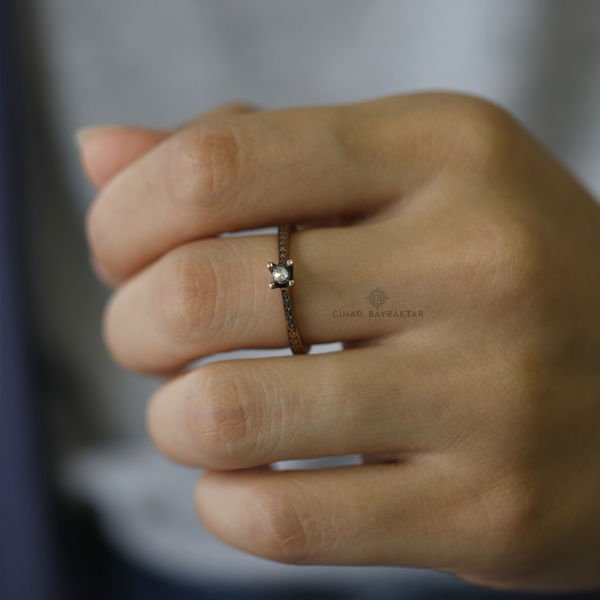 0.05 Ct.Elmas Yüzük