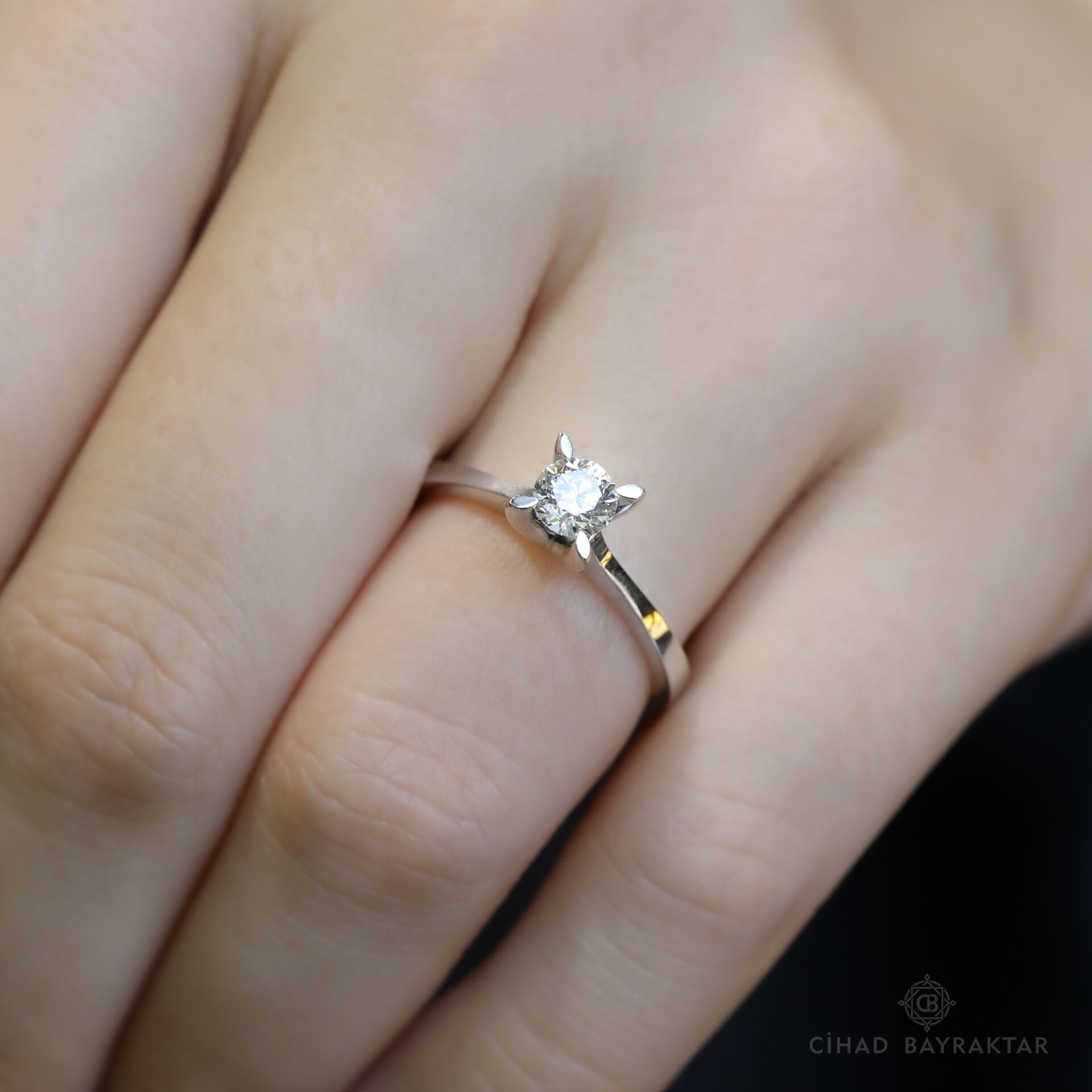 0.45 ct Pırlanta Tektaş Yüzük