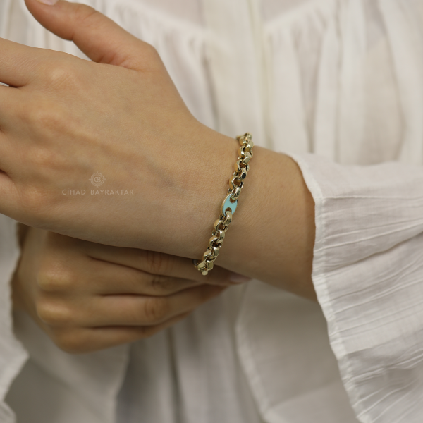 Mavi Mineli Bileklik