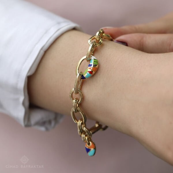 Cetaş Colore Altın Bileklik