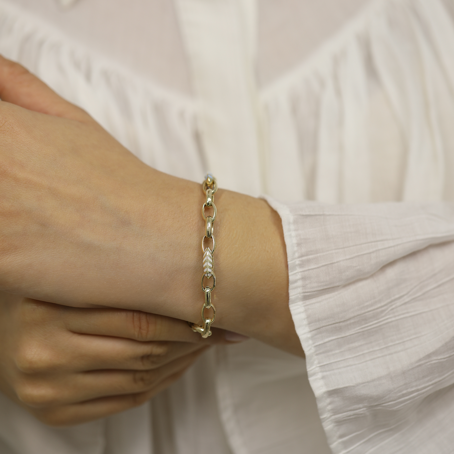 Renkli Mineli Bileklik