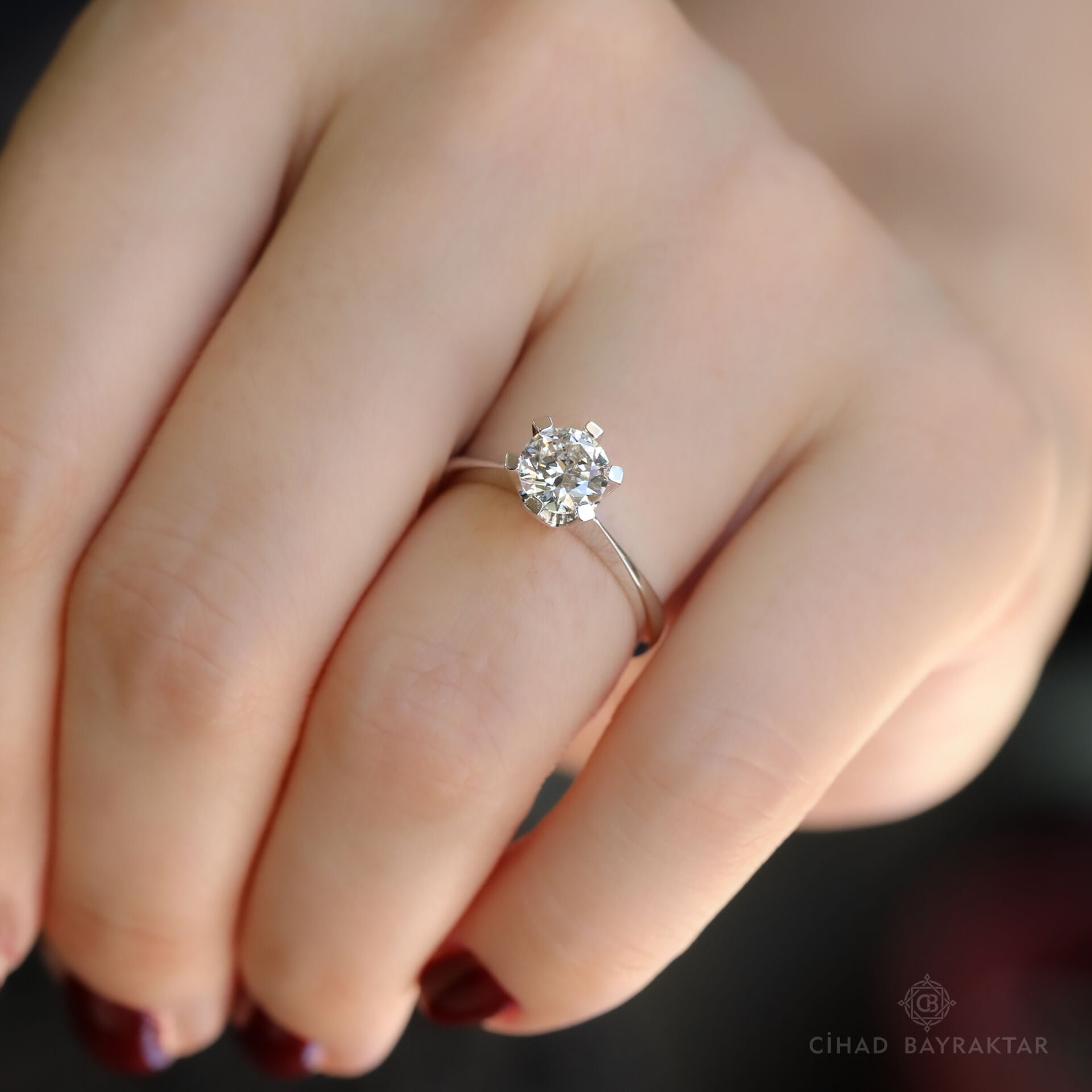 1.00 ct Pırlanta Tektaş Yüzük