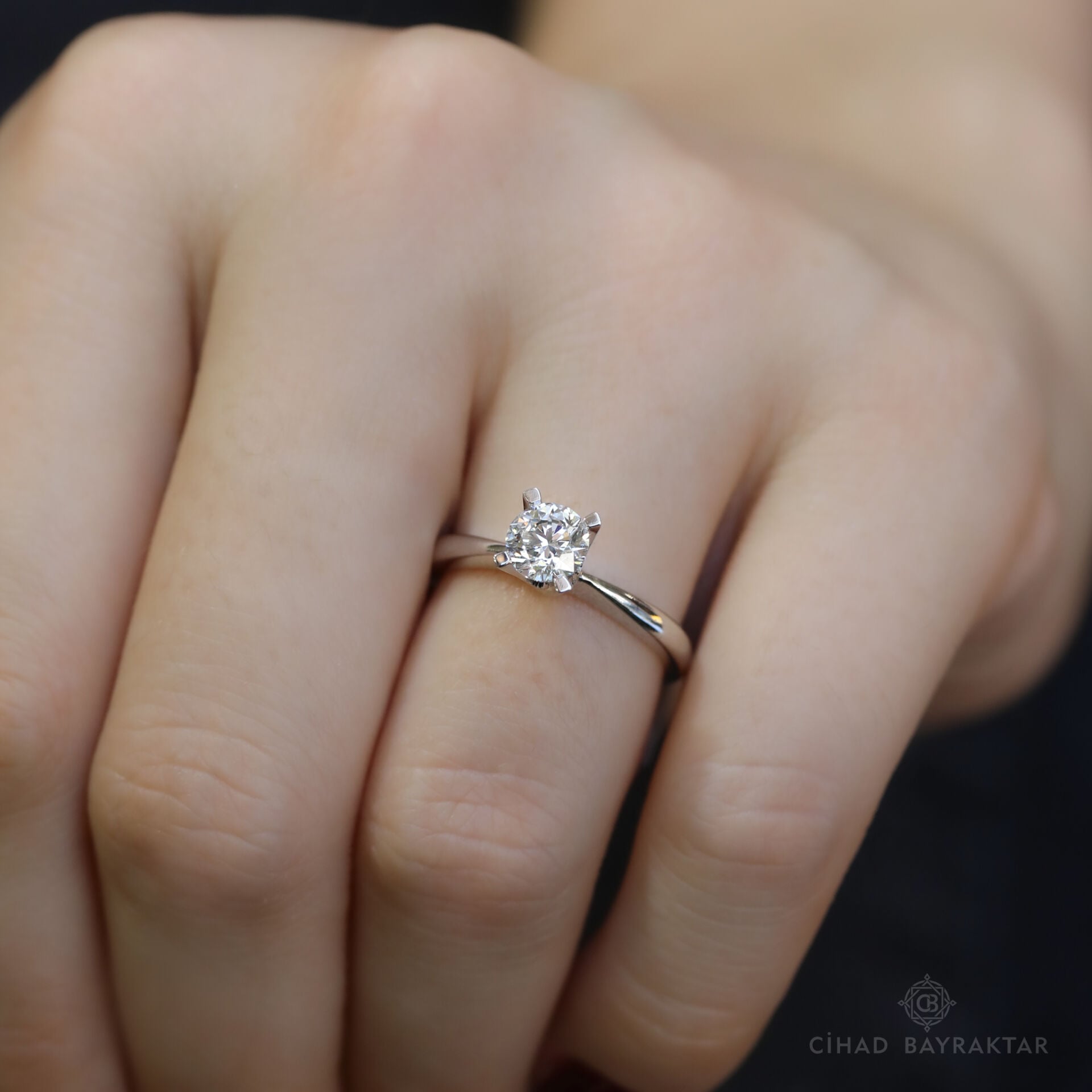 0.71 ct Pırlanta Tektaş Yüzük